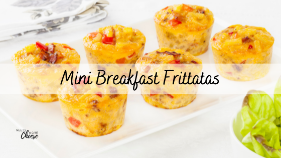 Mini breakfast frittatas banner