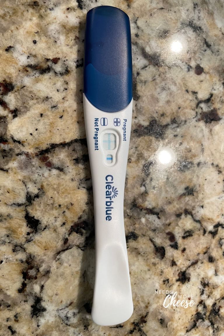 picture of positive pregnancy test