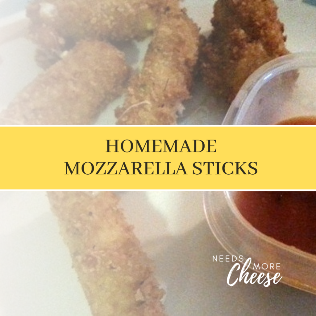 Homemade Mozzarella Sticks