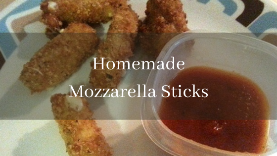 Homemade Mozzarella Sticks