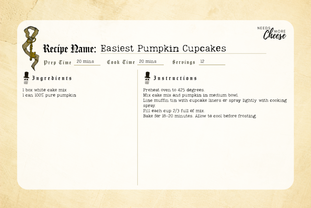 Easy Pumpkin Cupcakes